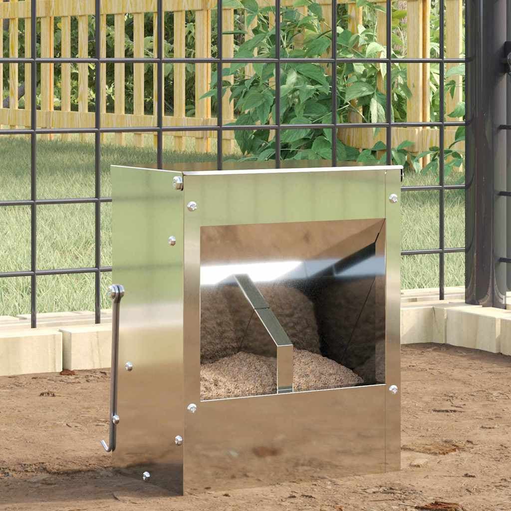 Mangiatore per conigli Argento 20 x 12,5 x 25 cm 3 kg
